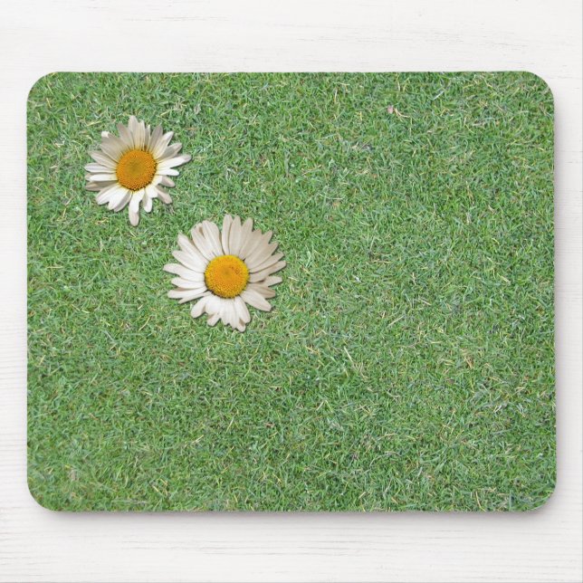 Daisies in the Grass Mouse Pad (Front)
