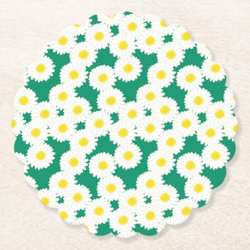 Daisies In The Wild Paper Coaster