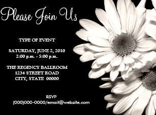 daisy invitations zazzle