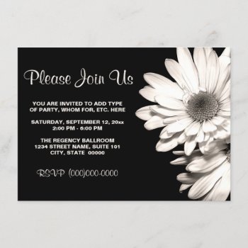 Daisies Invitations by CarriesCamera at Zazzle