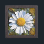 DAISIES JEWELRY BOX<br><div class="desc">A photographic design of multiple images of a little wild daisy.</div>