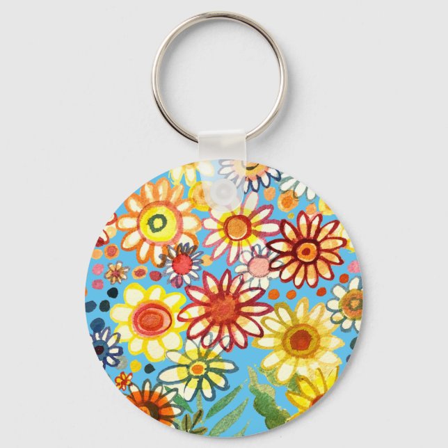 Daisies  keychain (Front)