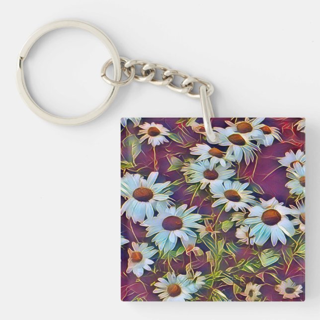 DAISIES   KEYCHAIN (Front)