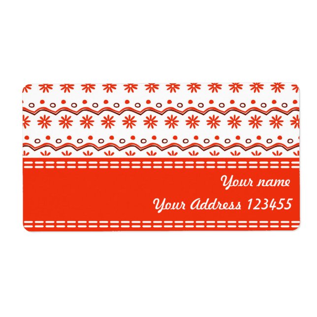 Daisies Label (Front)