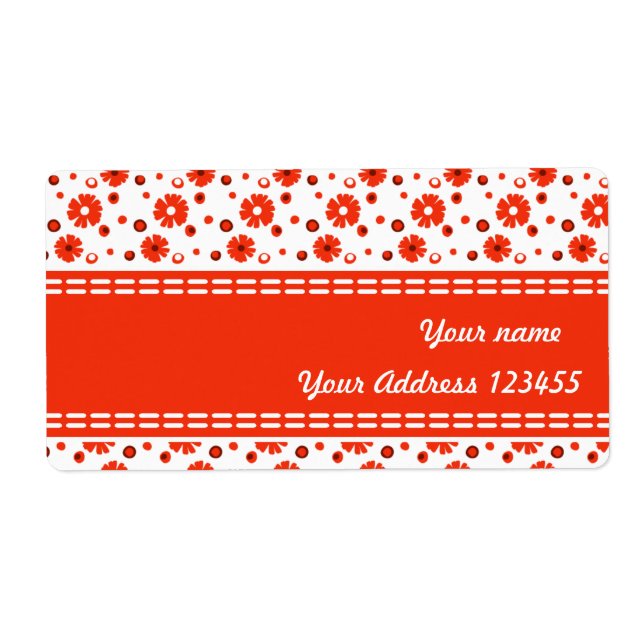 Daisies Label (Front)