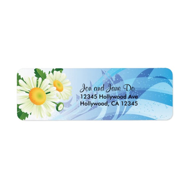 Daisies Label (Front)