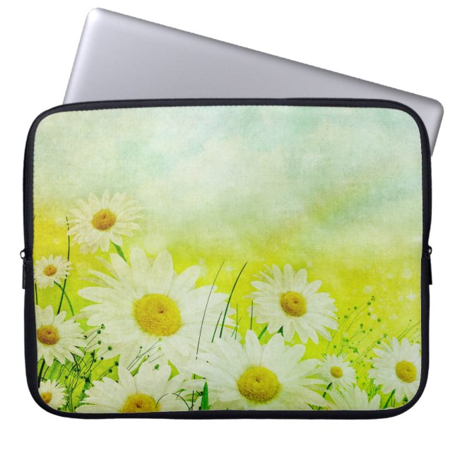 Daisies Laptop Sleeve (Front)