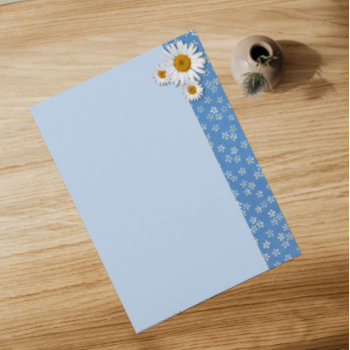 Daisies Letterhead by Mousefx at Zazzle