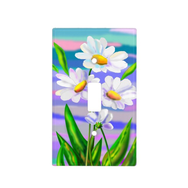 Daisies Light Switch Cover (Front)
