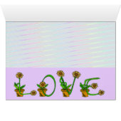 Daisies Love Card (Inside Horizontal (Bottom))