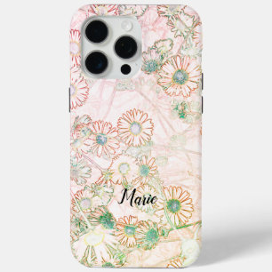 Daisies meadow pattern iPhone 15 pro max case