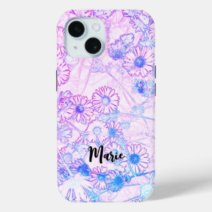 Daisies meadow pattern iPhone 15 case