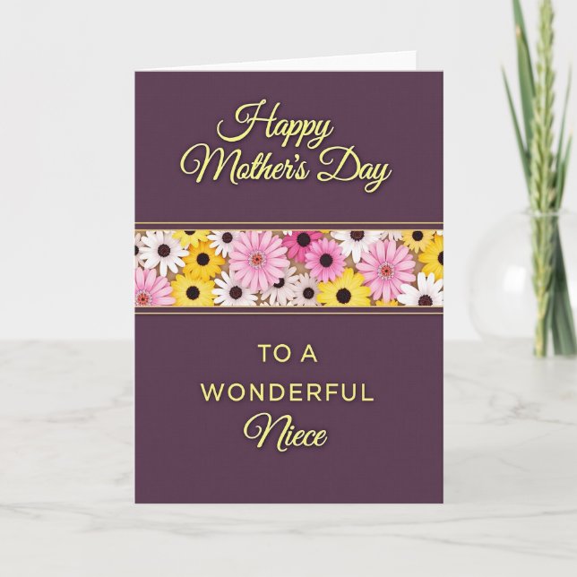 Daisies Mothers Day Card (Front)