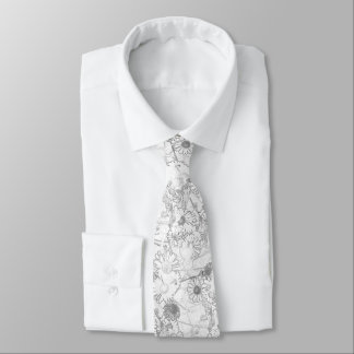 Daisies Neck Tie