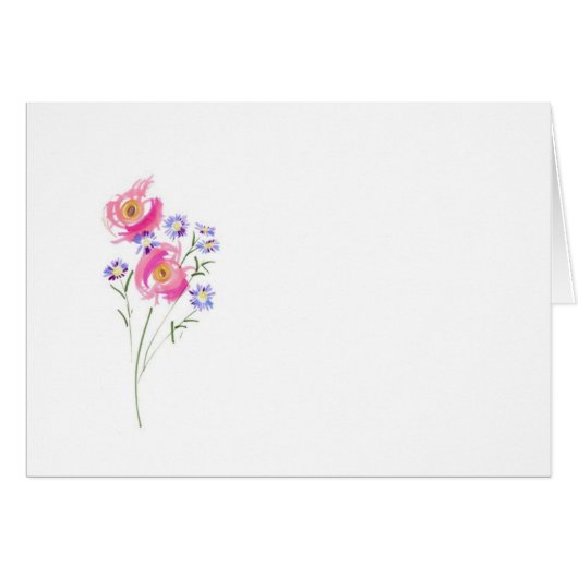 Daisies Notecard (Front Horizontal)
