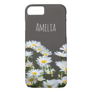 Daisies on Grey iPhone 8/7 Case