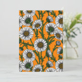 Daisies on orange (Standing Front)