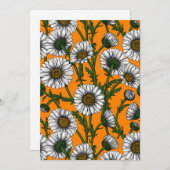 Daisies on orange (Front/Back)