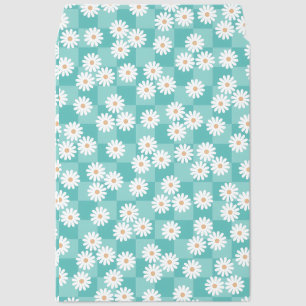 Daisies on Teal Background Envelope Mailers