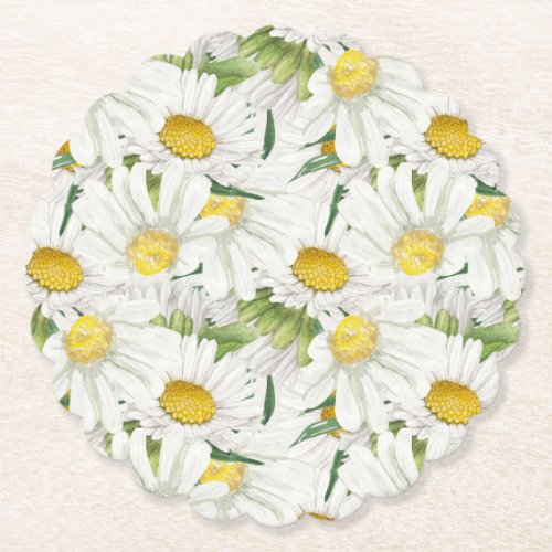 Daisies Paper Coaster