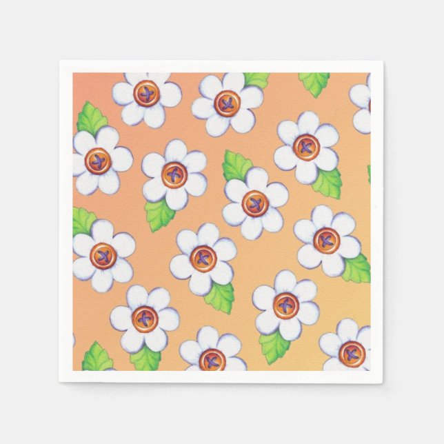 Daisies - Paper Napkins (Front)