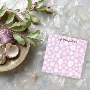 Daisies Pattern CUSTOM Chic Monogram Personalized Post-it Notes