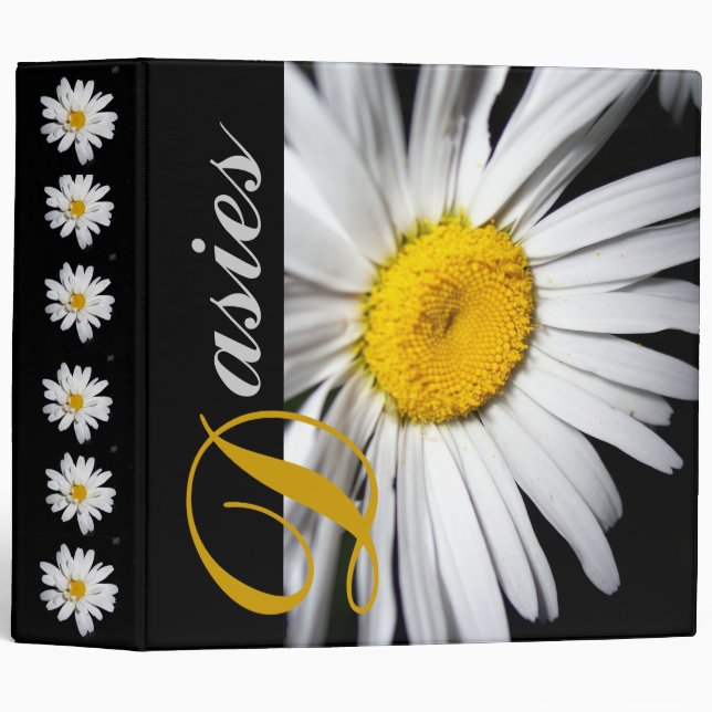 Daisies Photo Album Binder (Front/Spine)