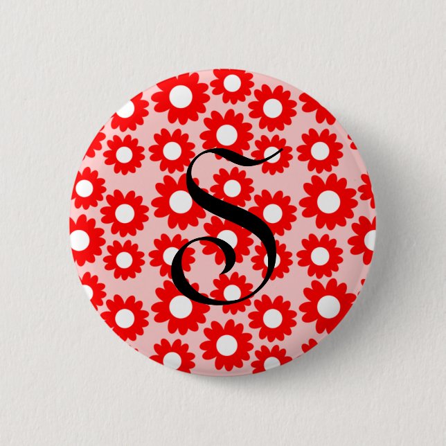 Daisies Pinback Button (Front)