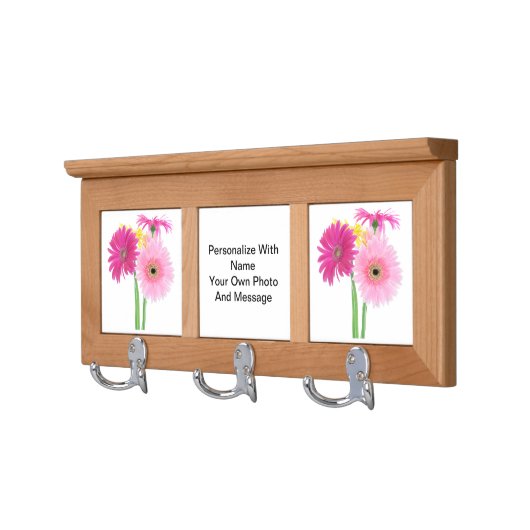Daisies Pink Coat Rack (Left)