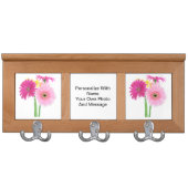 Daisies Pink Coat Rack (Front)