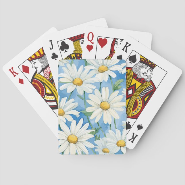 Daisies  poker cards (Back)