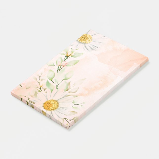 Daisies  post-it notes (Angled)