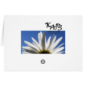 Daisies reaching for the Sky Cards (Back Horizontal)