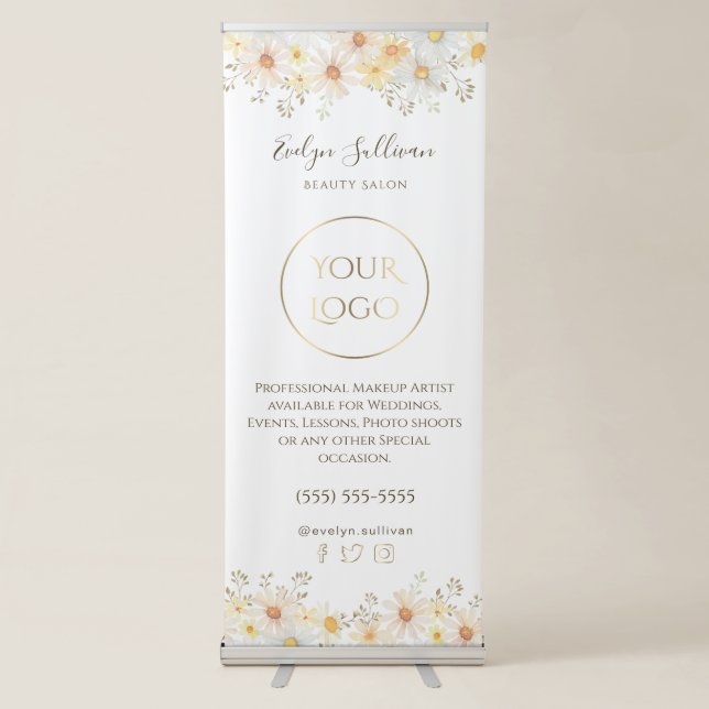 Daisies retractable banner (Front)
