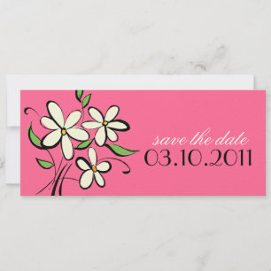 Daisies Save the Date Announcement