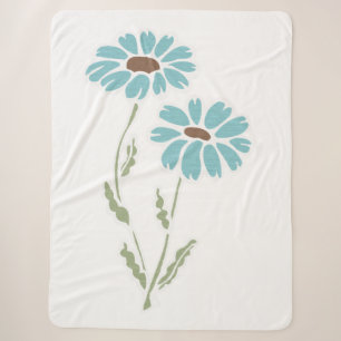 Daisies Sherpa Blanket