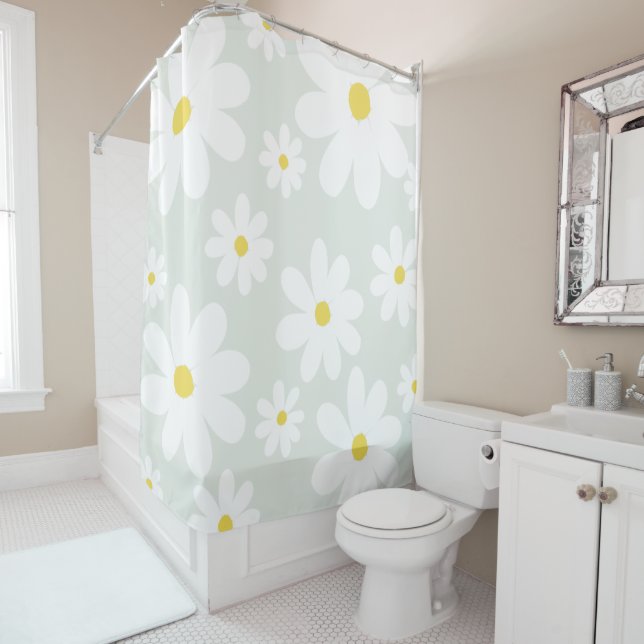 Daisies Shower Curtain (In Situ)