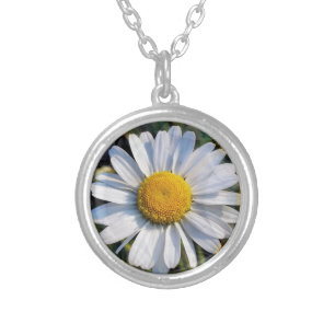 DAISIES SILVER PLATED NECKLACE