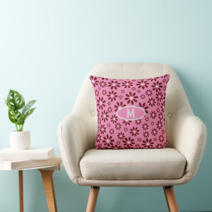 Daisies Simple Stylish Modern  Throw Pillow