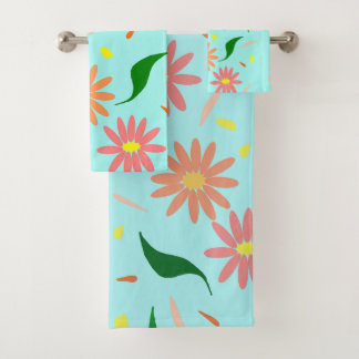 Daisies T-Shirt Bath Towel Set