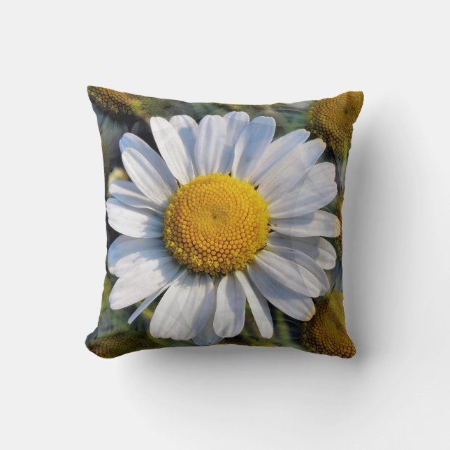 DAISIES THROW PILLOW (Front)