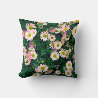 daisies throw pillow