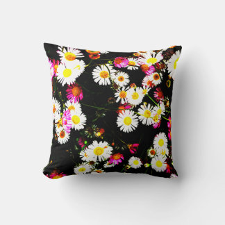 daisies throw pillow