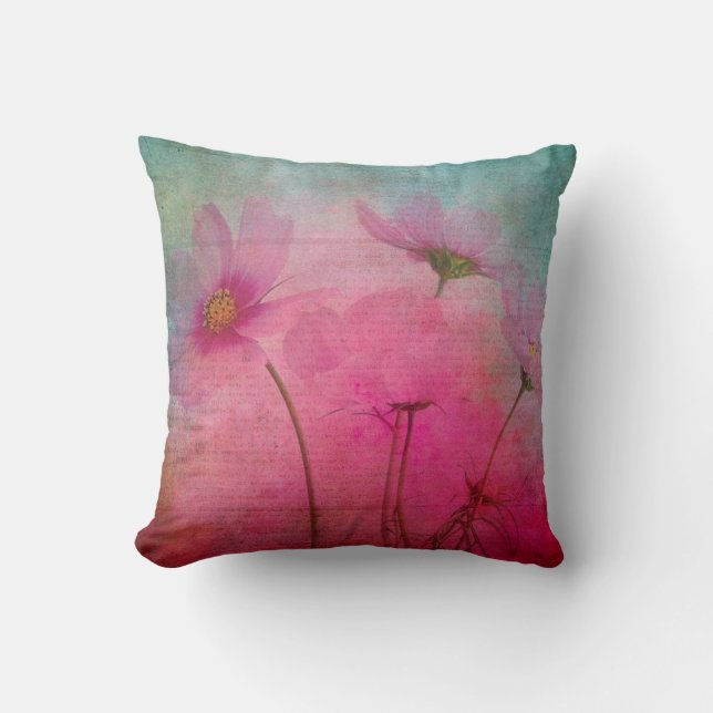 Daisies Throw Pillow (Front)