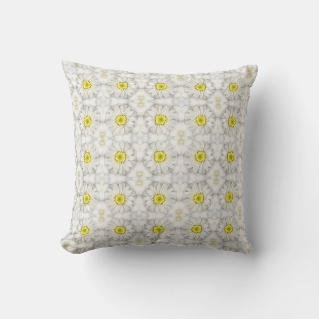Daisies Throw Pillow (Front)