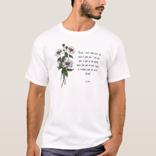 Daisies With Bible Verse: God's Peace T-Shirt