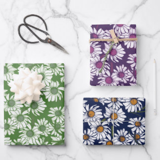Daisies Wrapping Paper Sheets