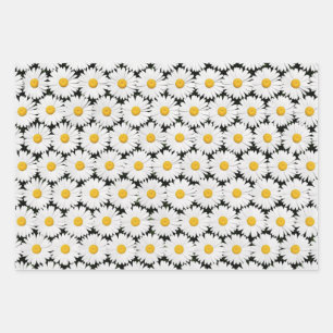 Daisies Wrapping Paper Sheets