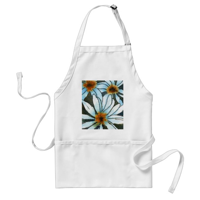 "Daisy #2" Floral Apron (Front)