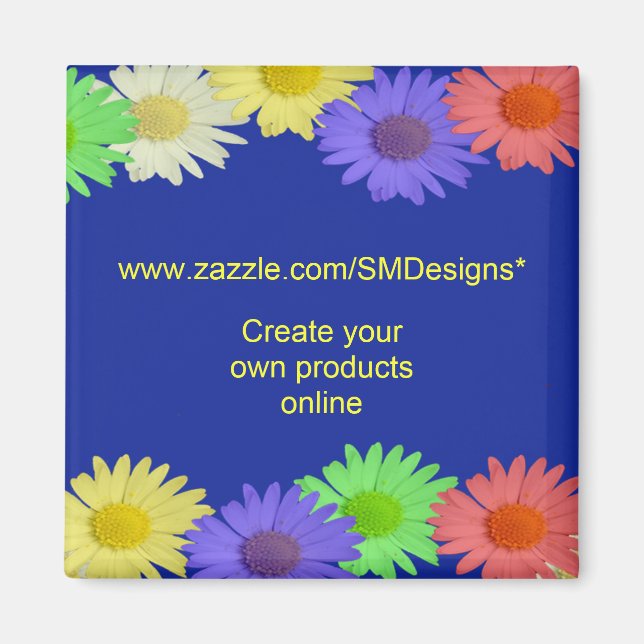 Daisy-3 - Customizable Magnet (Front)